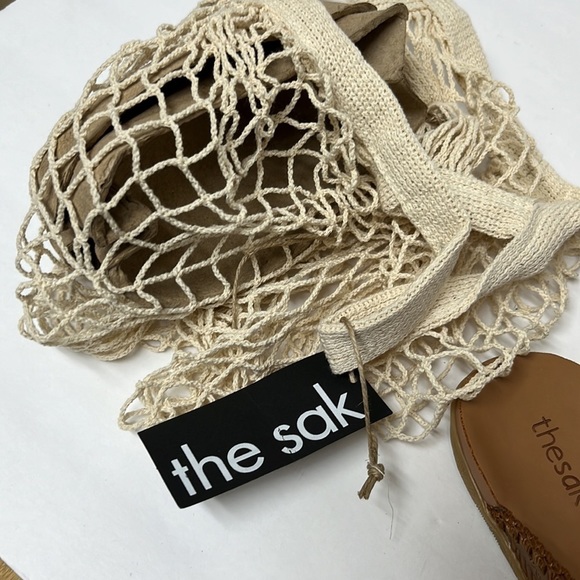 THE Sak Women's Leather Shana Thong Crochet, Flip Flop Sandals. - Picture 7 of 9